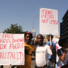 Right2Know: Protests against censored content by the SABC